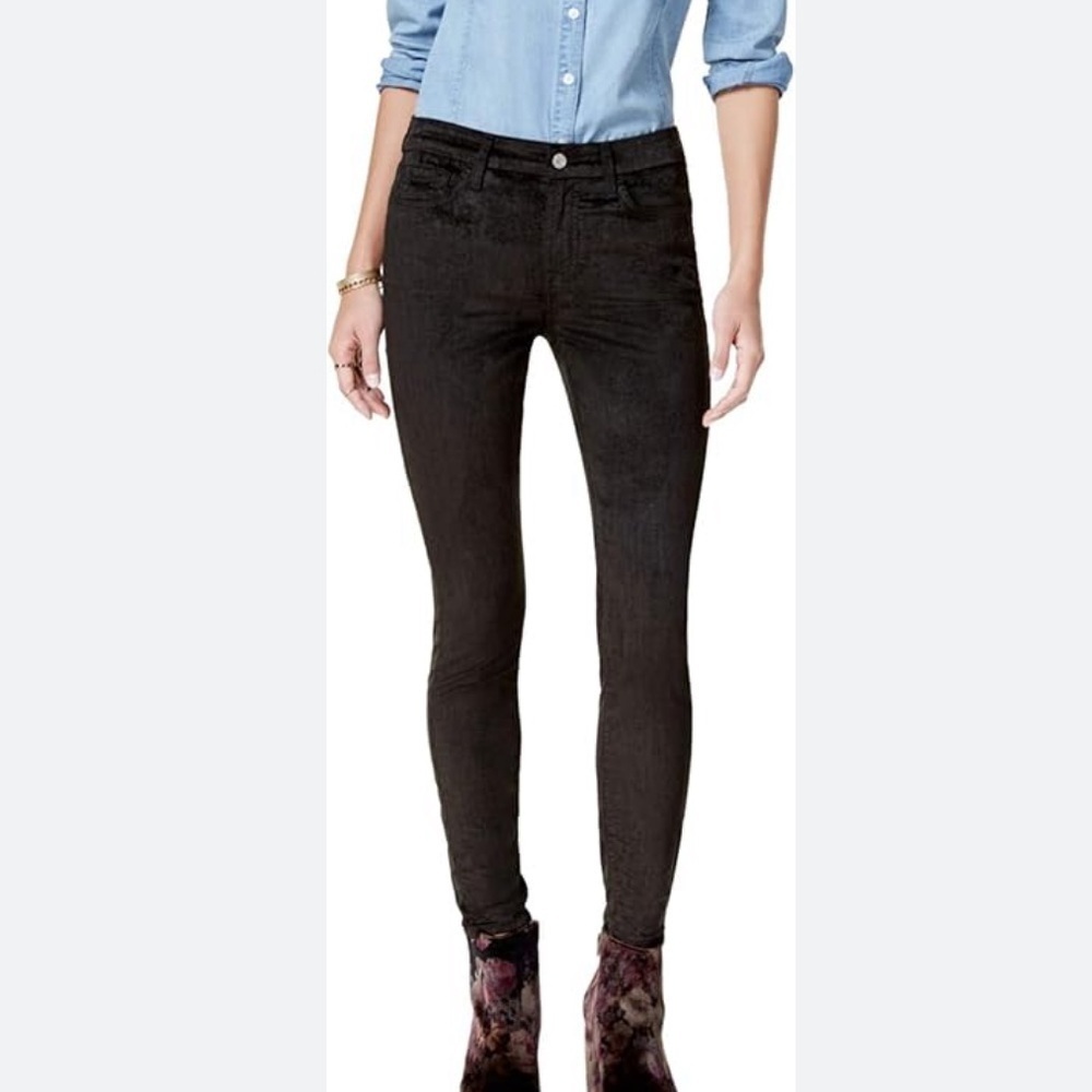 7 for all mankind brown Skinny Jeans